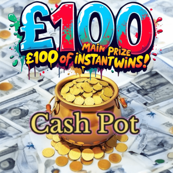 £100 Main Prize Cash Pot + Instant wins