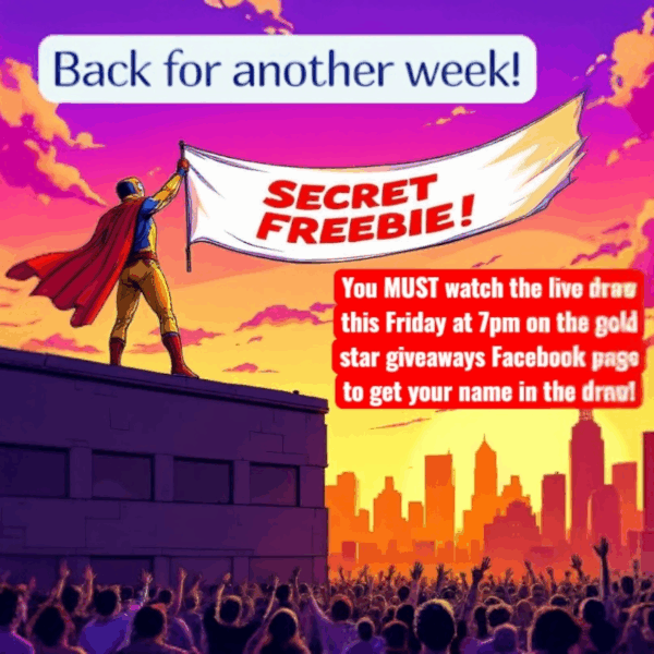 Can you keep a Secret?? Join the Live draw on our Facebook Page 18th July 7pm for a FREE Ticket!!!