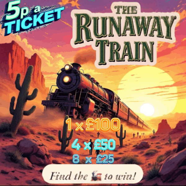 The Runaway Train - Quick cash NO MAIN PRIZE - Instant wins ONLY!!!