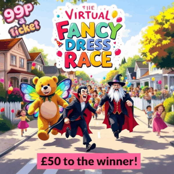 Virtual Fancy Dress Race - Pant Peeing Comedy Awaits this week GUARANTEED!!!