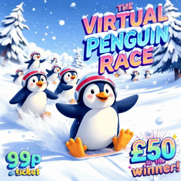 The Virtual Penguin Race - £50 Cash Main Prize - Site Credit Runner Ups